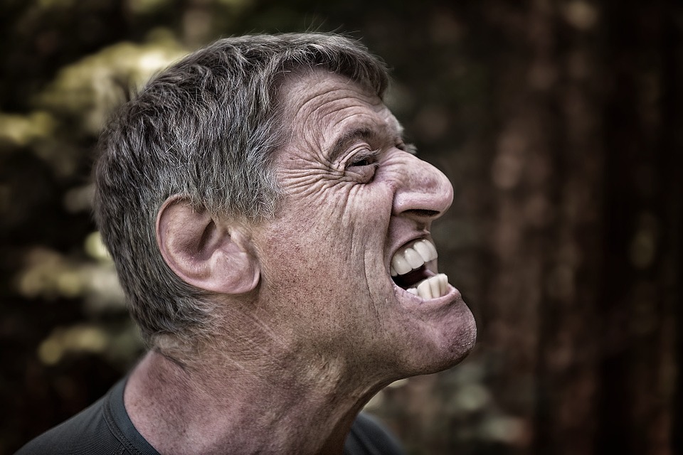 angry man