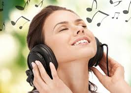 listening to music